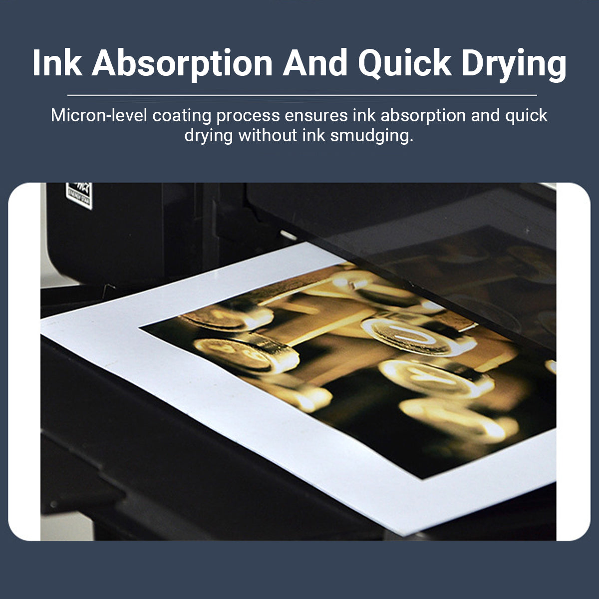 200 Sheets A4 High Gloss Inkjet Paper 180gsm