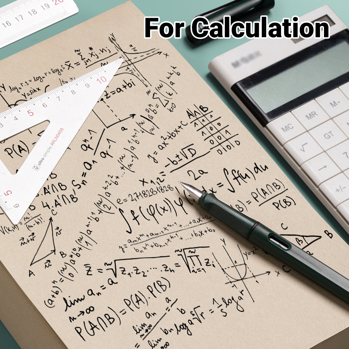 Student Wooden Color Draft Paper Notebook 320 / 500 Sheets