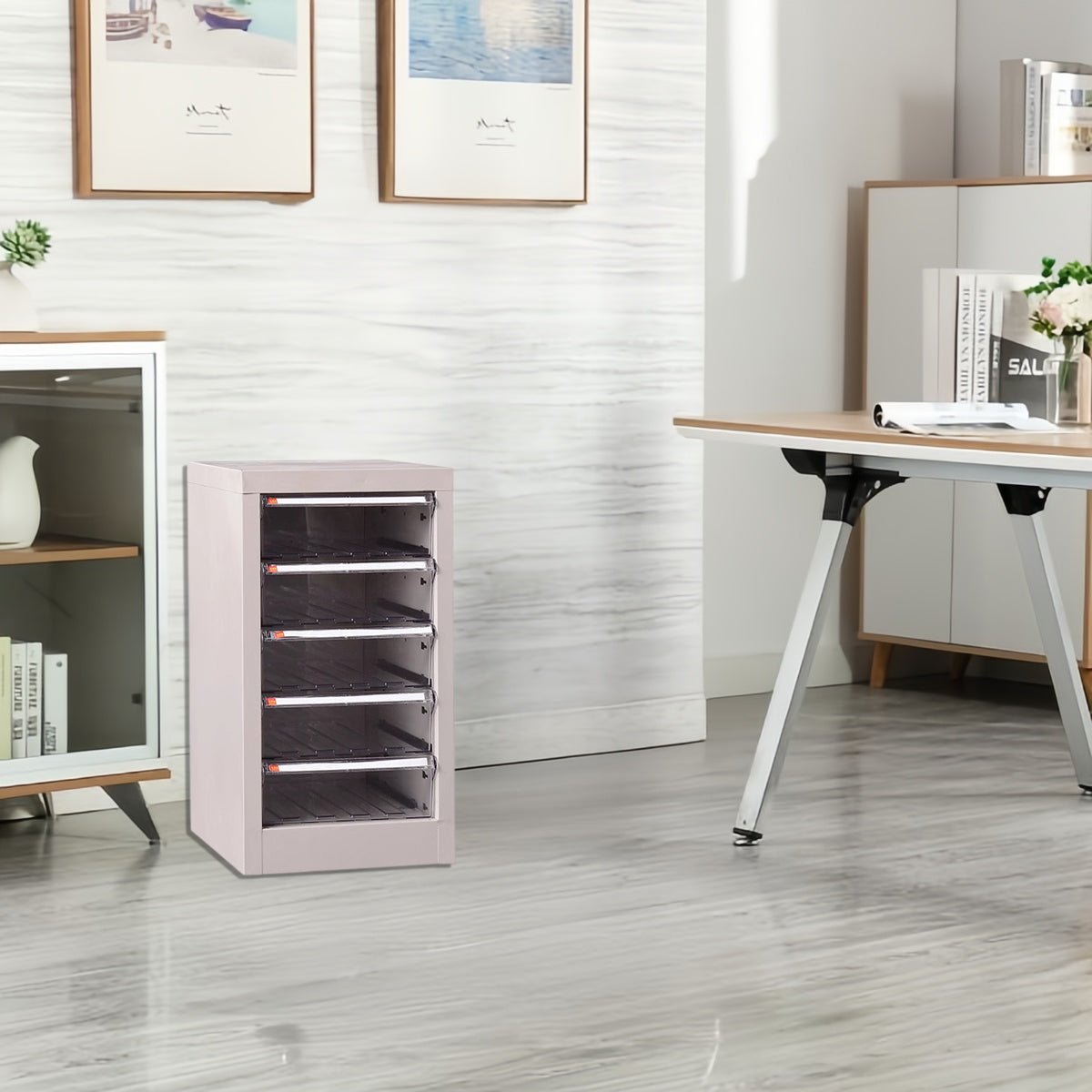 Multi-Layer Drawer File Cabinet for A4 Documents