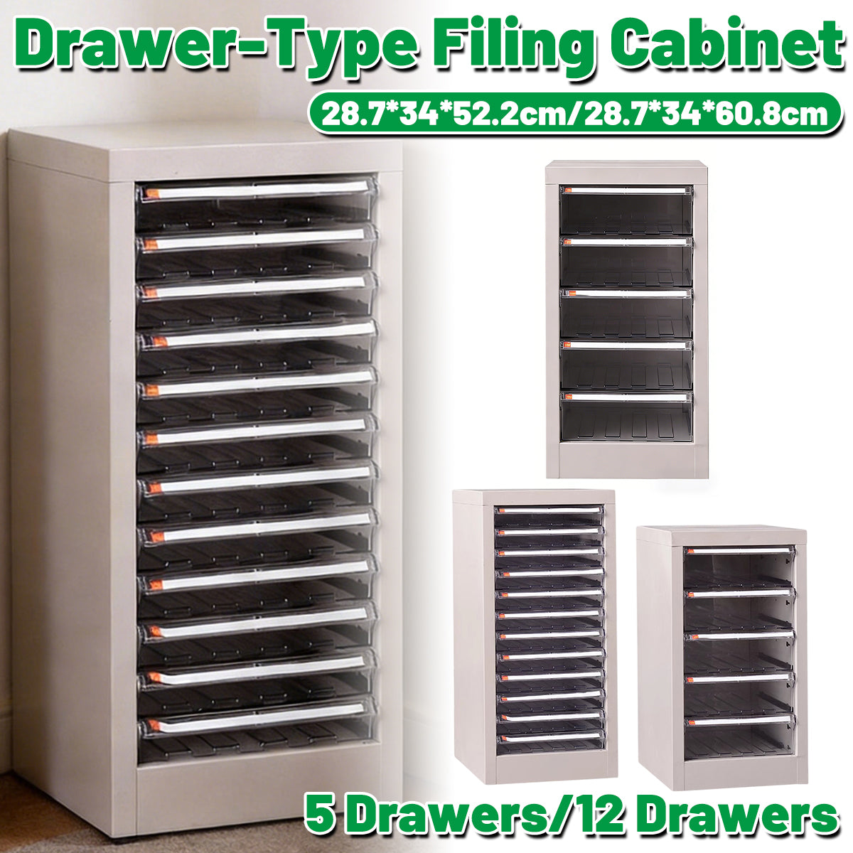 Multi-Layer Drawer File Cabinet for A4 Documents