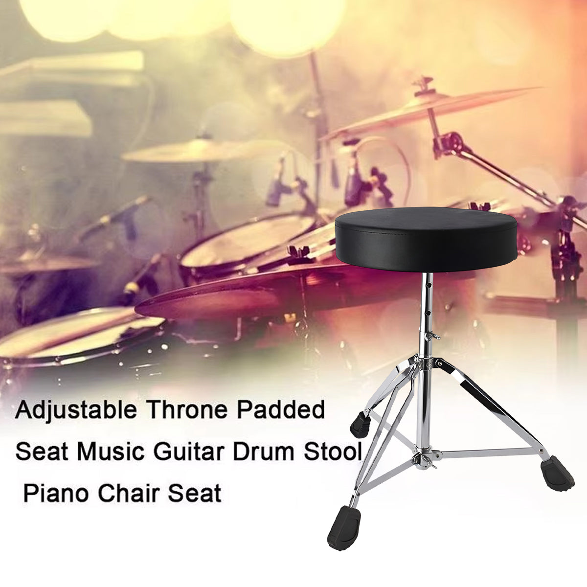 Adjustable Drum Throne Thickened Seat for Kids