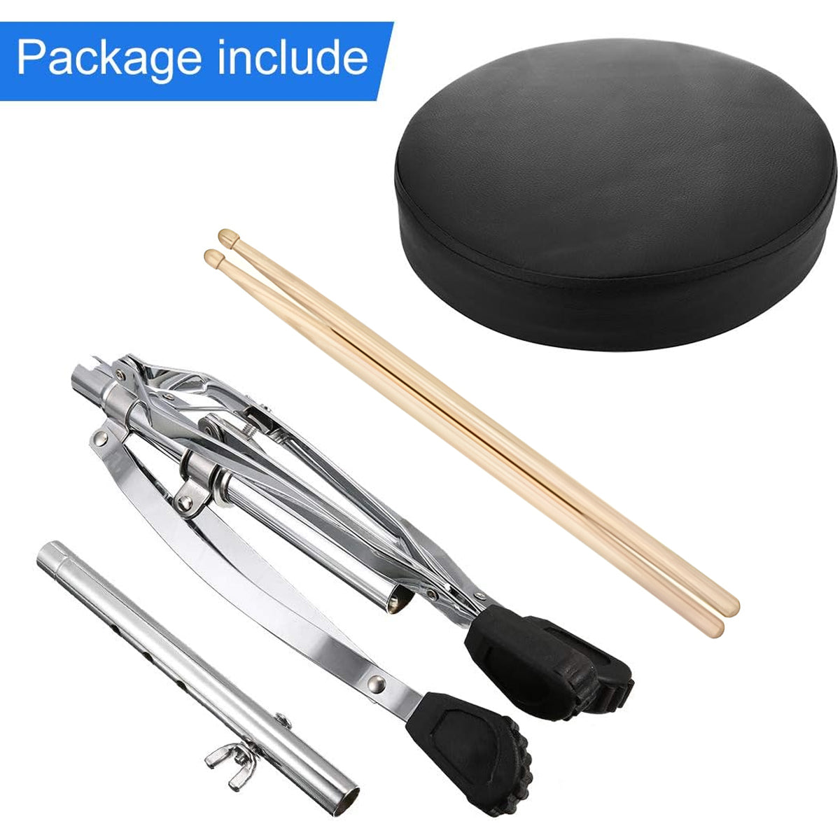 Adjustable Drum Throne Thickened Seat for Kids