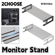 Monitor Stand Riser with Tempered Glass
