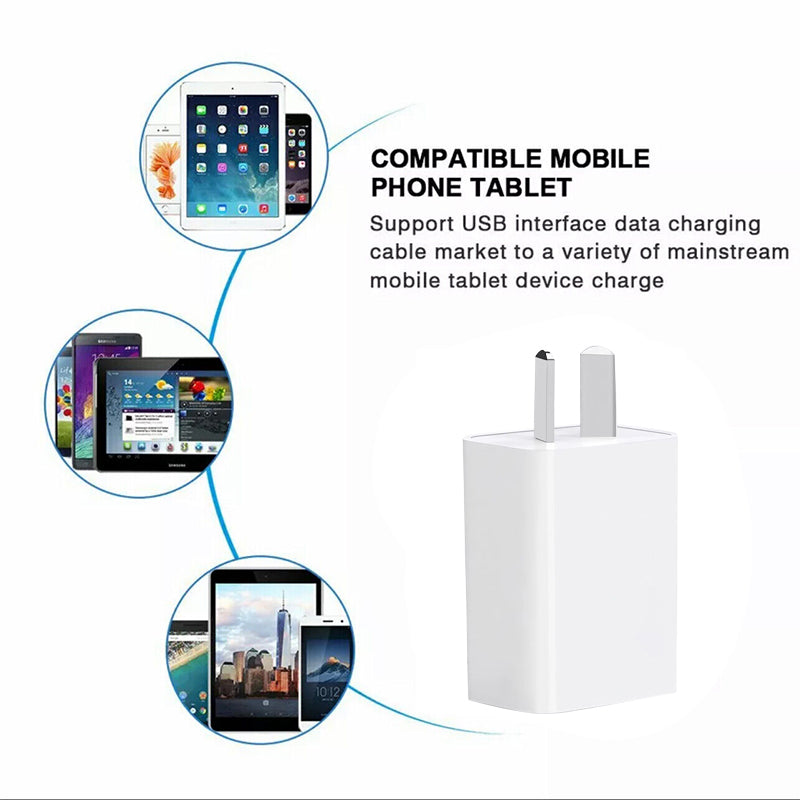 5V 2A USB Wall Charger Power Adapter for Phones