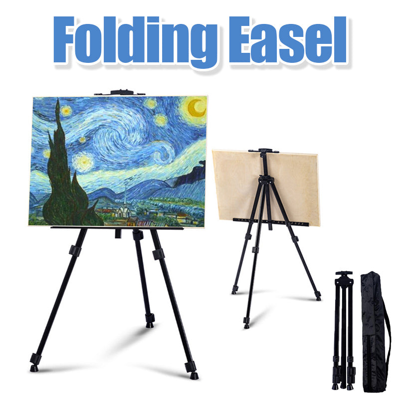 Adjustable Aluminium Tripod Artist Easel with Carry Bag