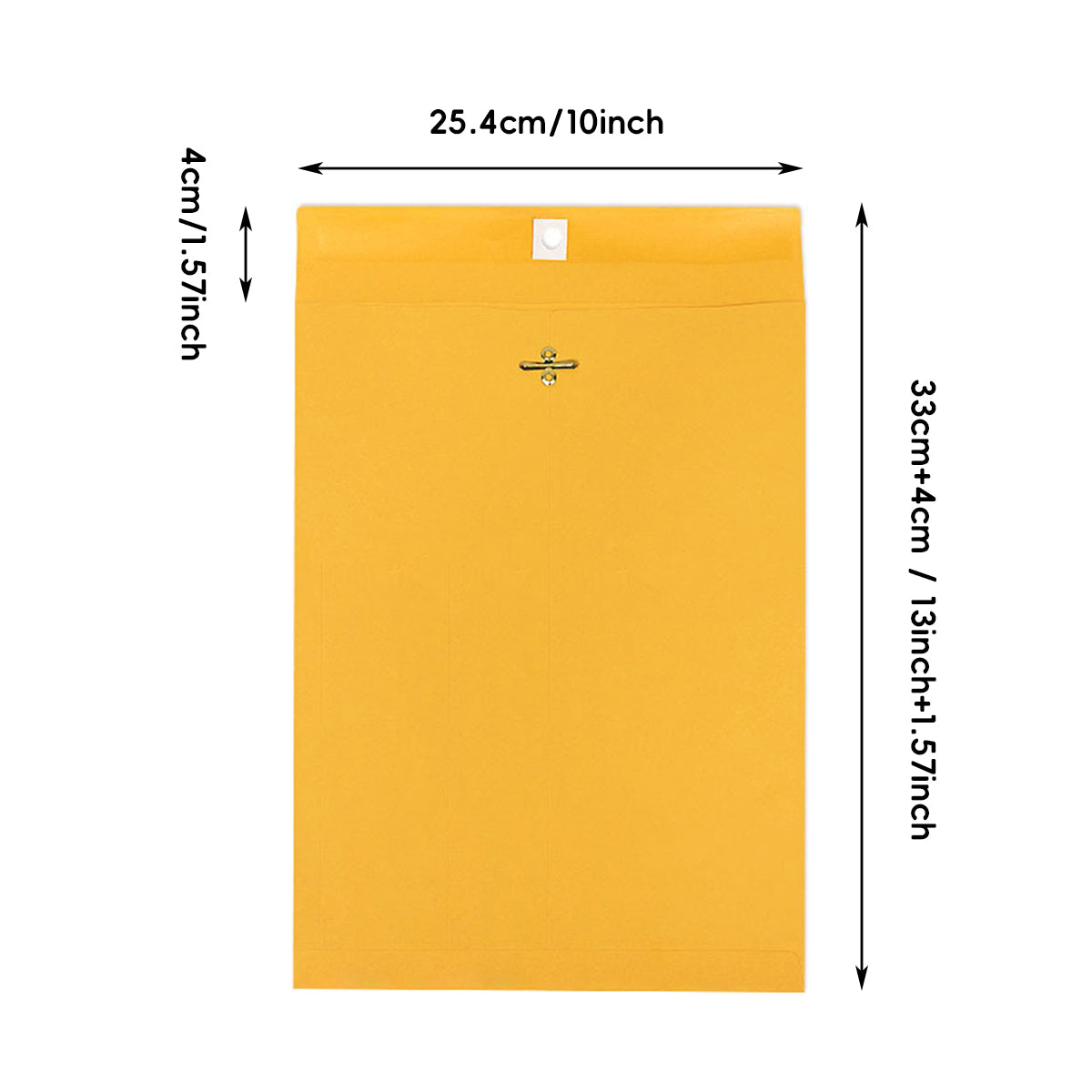 Yellow Kraft Paper Envelope Bag for Documents