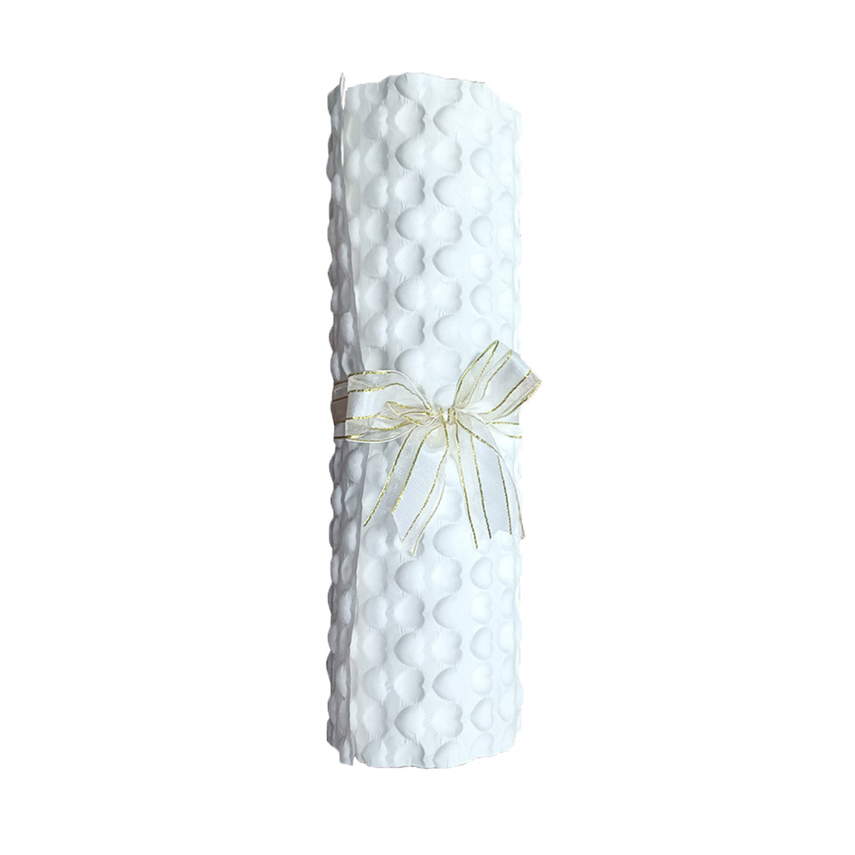 Embossed White Kraft Paper Packaging Sheet Texture Wrap