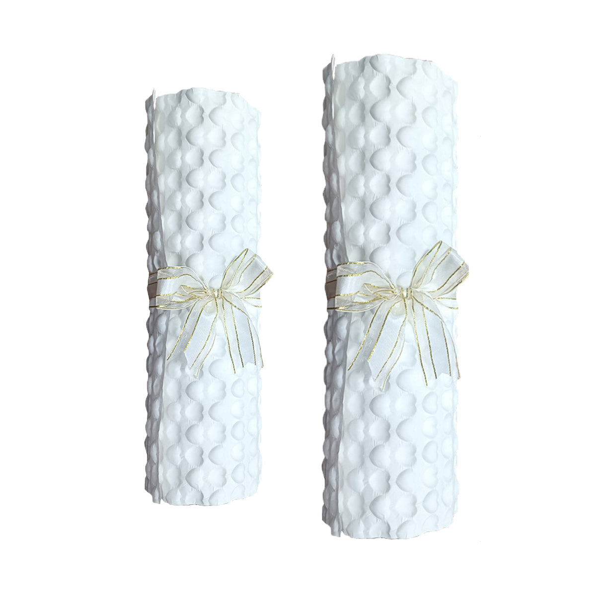 Embossed White Kraft Paper Packaging Sheet Texture Wrap