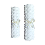 Embossed White Kraft Paper Packaging Sheet Texture Wrap