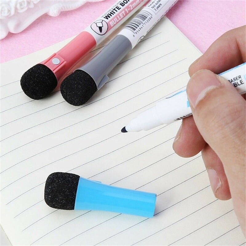8 Pcs Whiteboard Markers Non-toxic Erasable Magnetic Painting Pen Set
