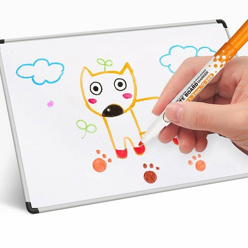 8 Pcs Whiteboard Markers Non-toxic Erasable Magnetic Painting Pen Set