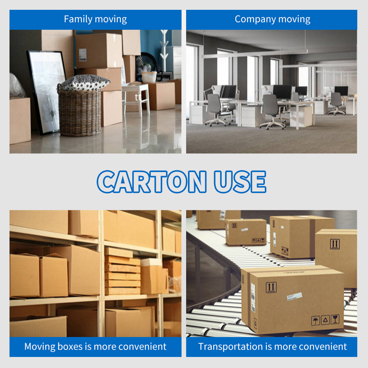 Moving Boxes Large Cardboard Packing Cartons 3 Sizes