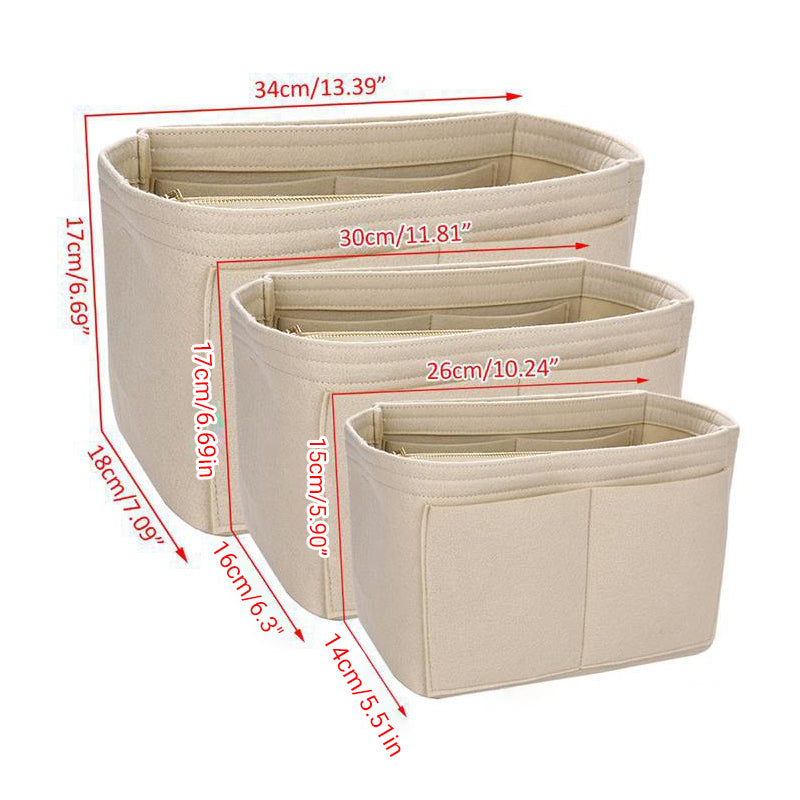 Felt Handbag Organizer Insert for Speedy Neverfull