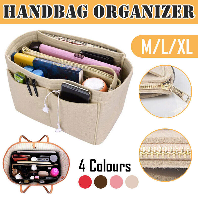 Felt Handbag Organizer Insert for Speedy Neverfull