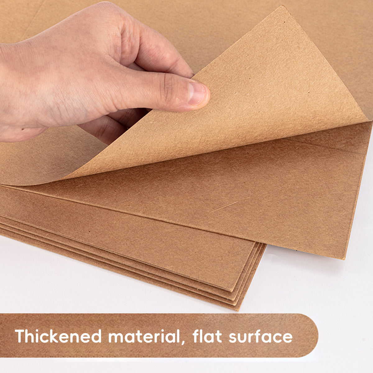 10pcs Kraft Paper File Folders for A4 Documents
