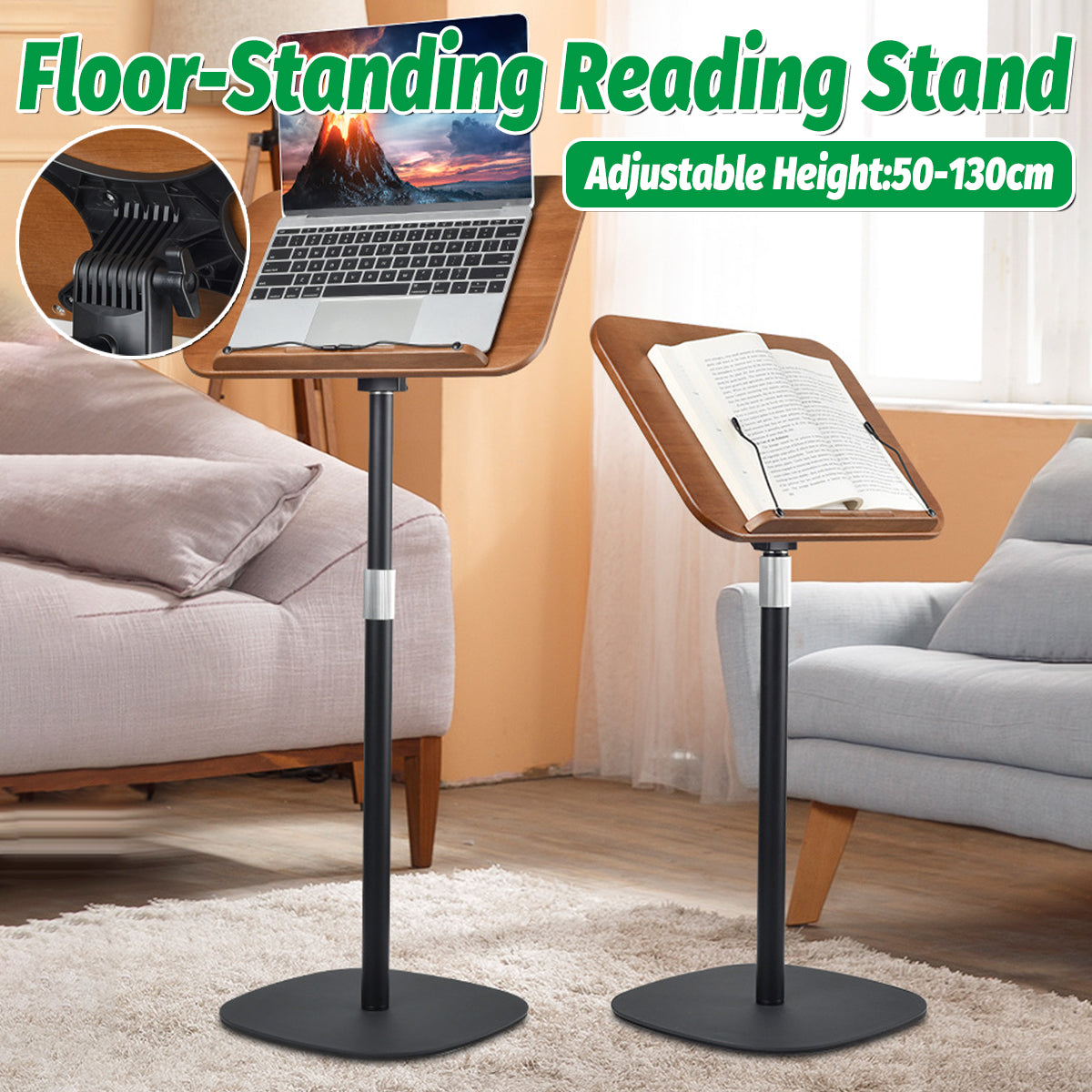 Floor Standing Reading Stand Adjustable Height and Angle