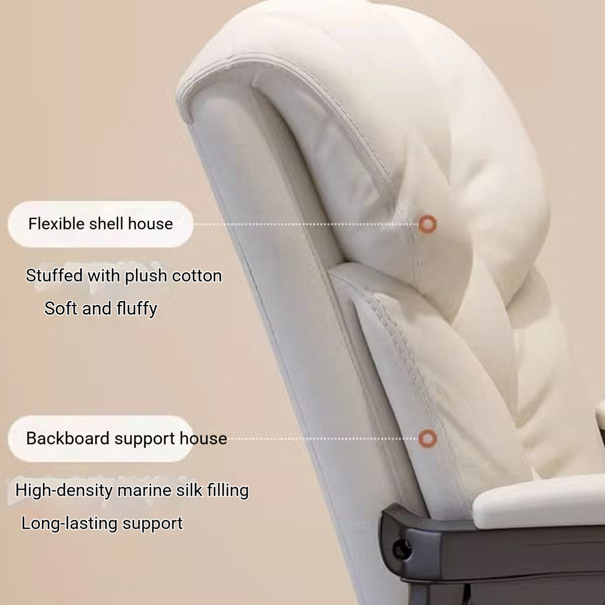Ergonomic High Back Computer Chair with Armrests