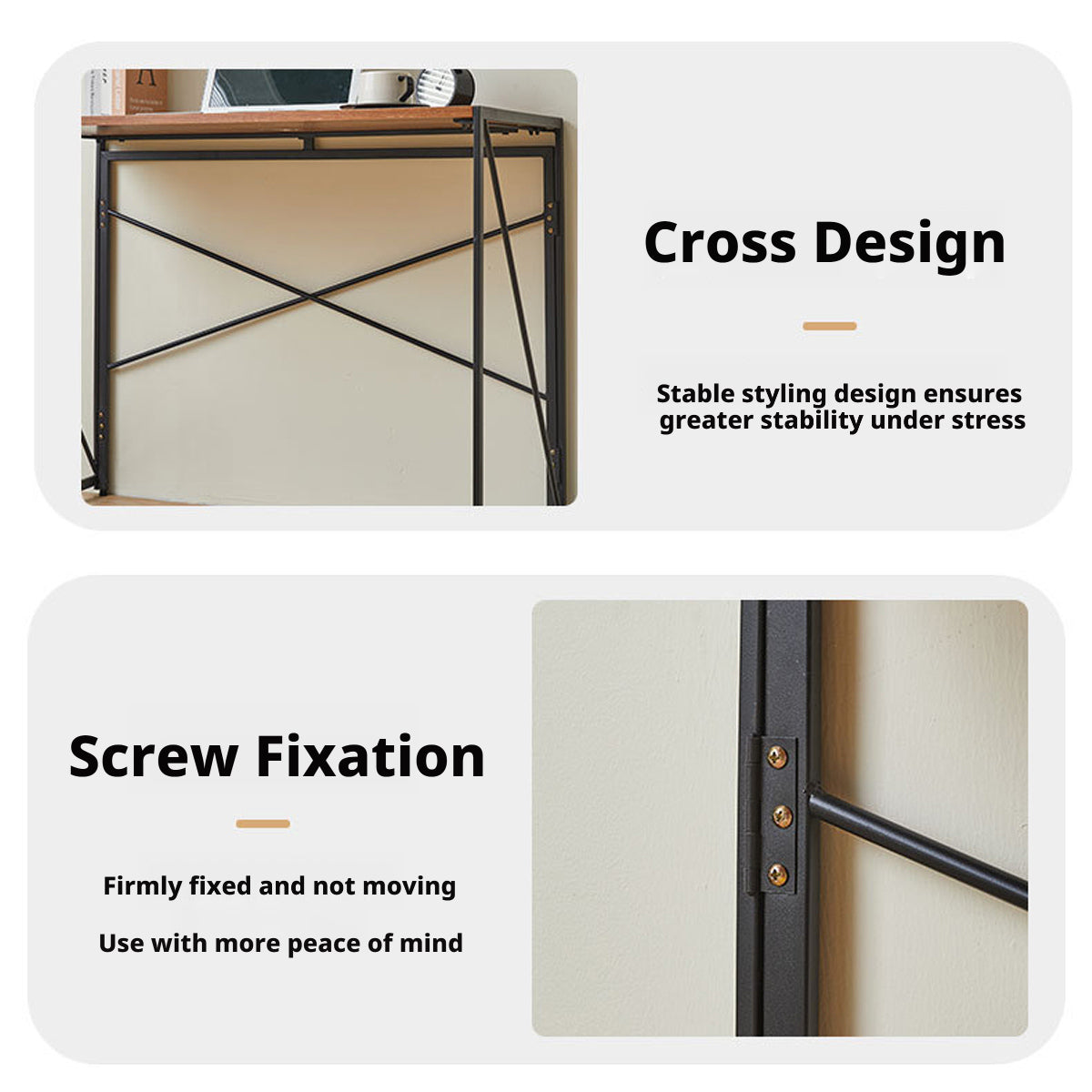 Foldable Computer Desk Non-Slip Pads for Home Study