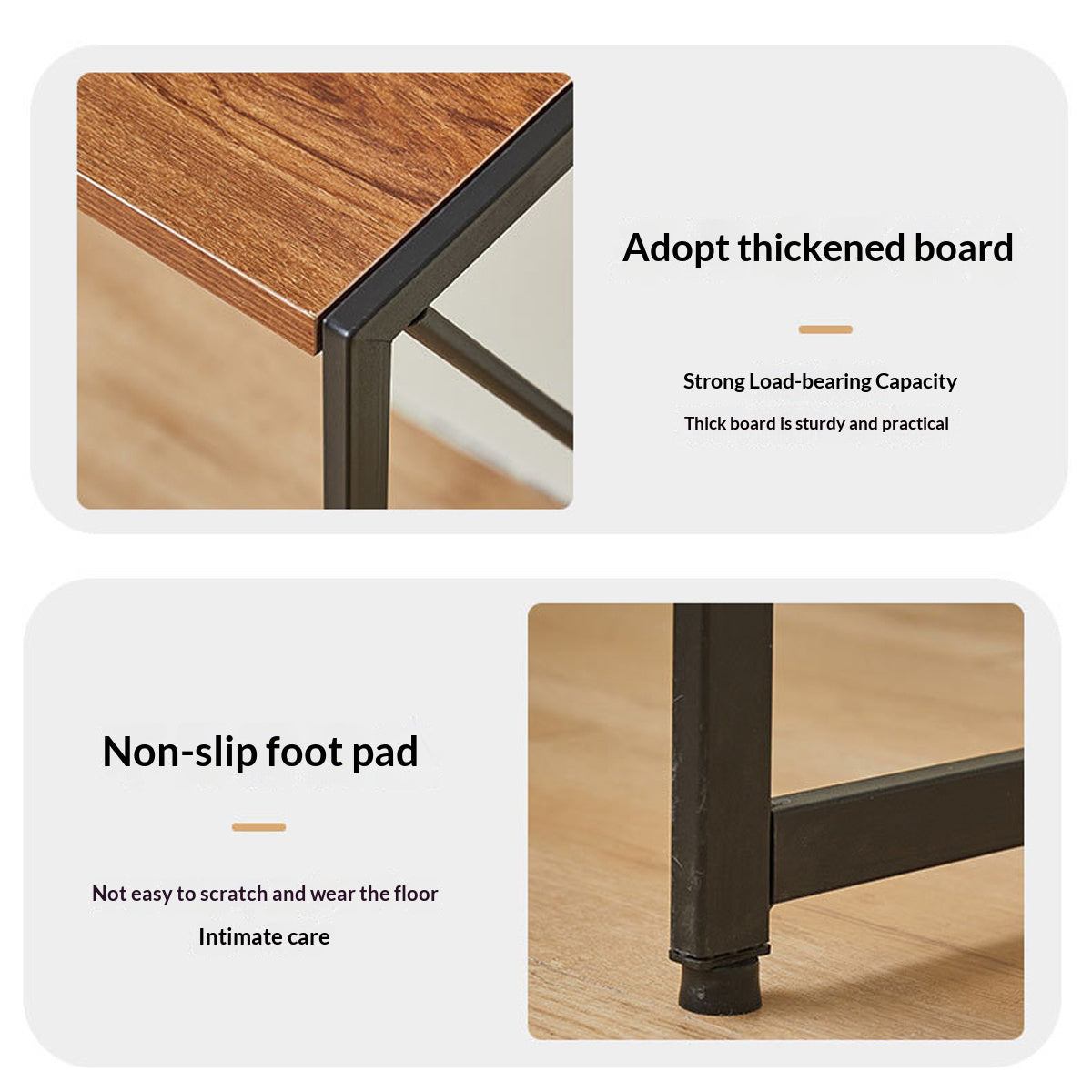 Foldable Computer Desk Non-Slip Pads for Home Study