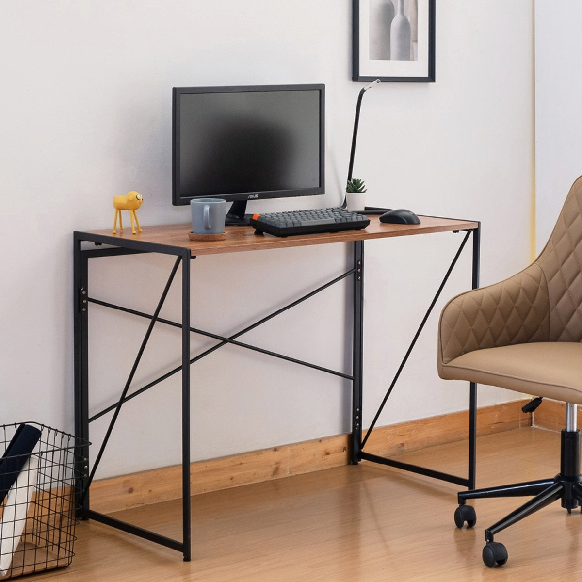 Foldable Computer Desk Non-Slip Pads for Home Study