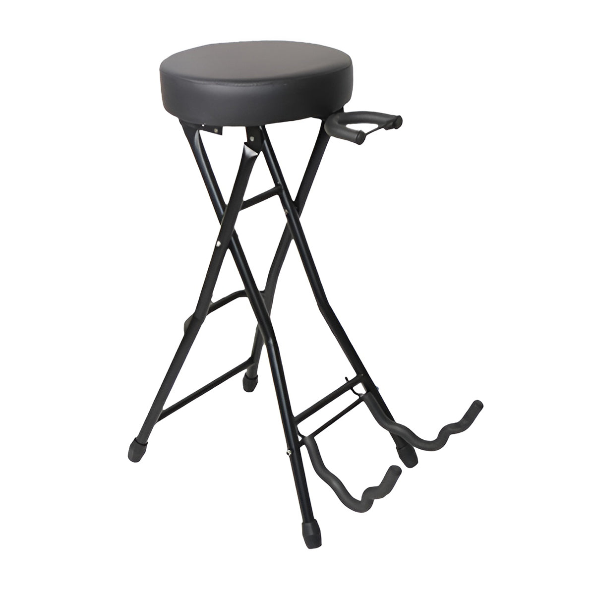 Folding Guitar Stool with Built-in Stand