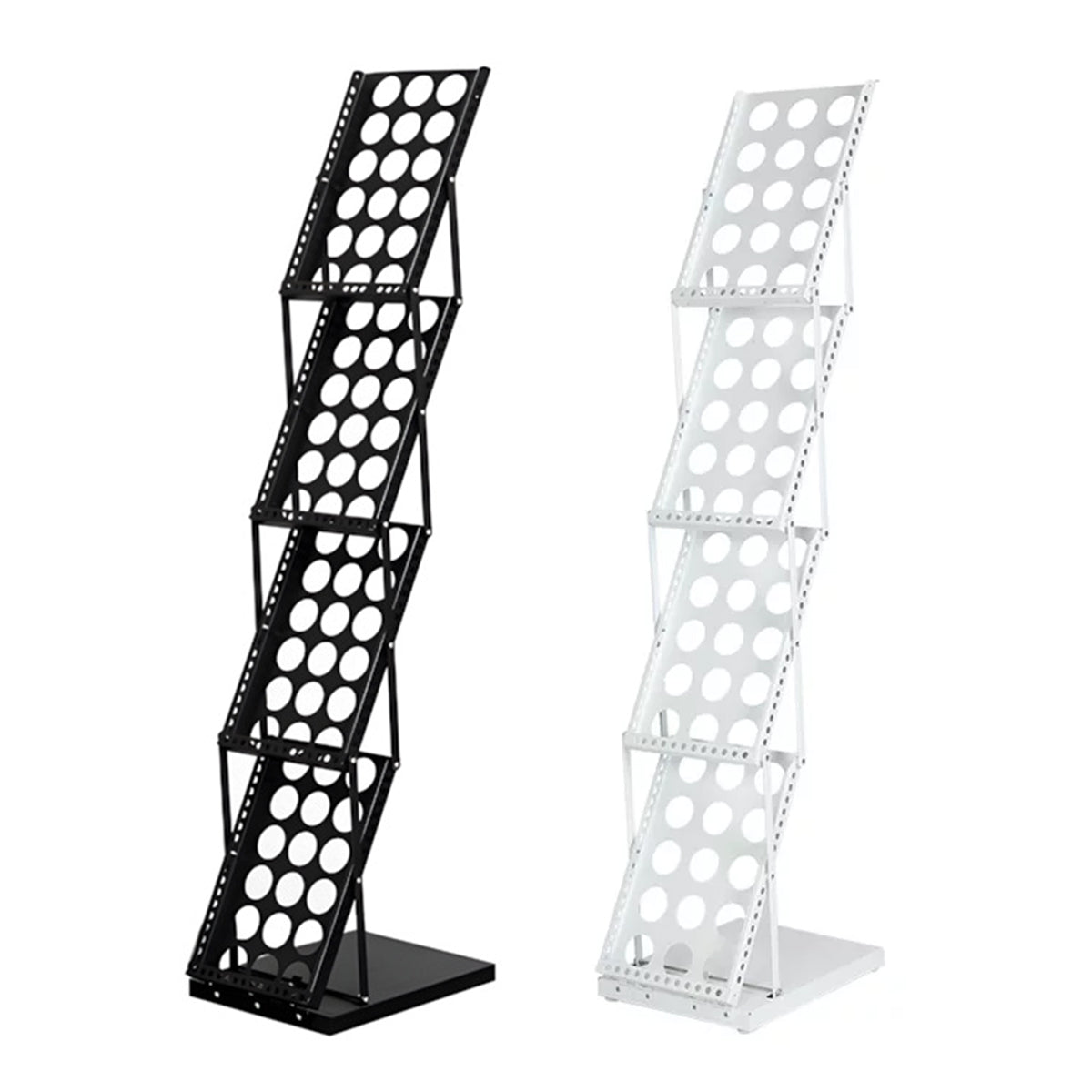 A4 Foldable Metal Magazine File Rack