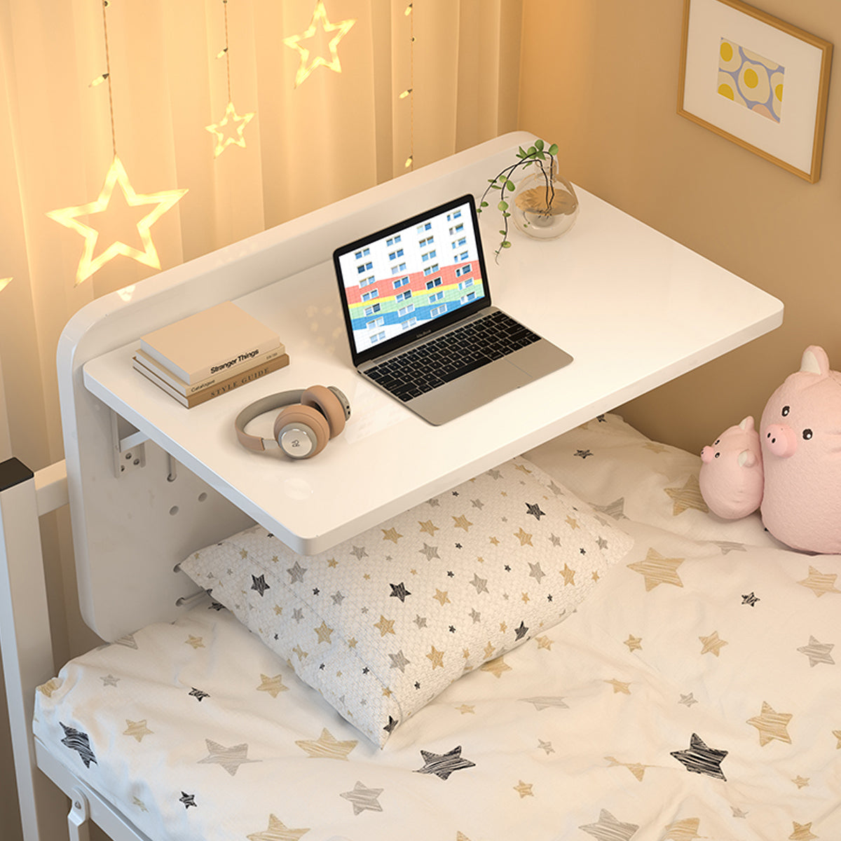 Foldable Bed Table K-Shaped Bracket for Laptop