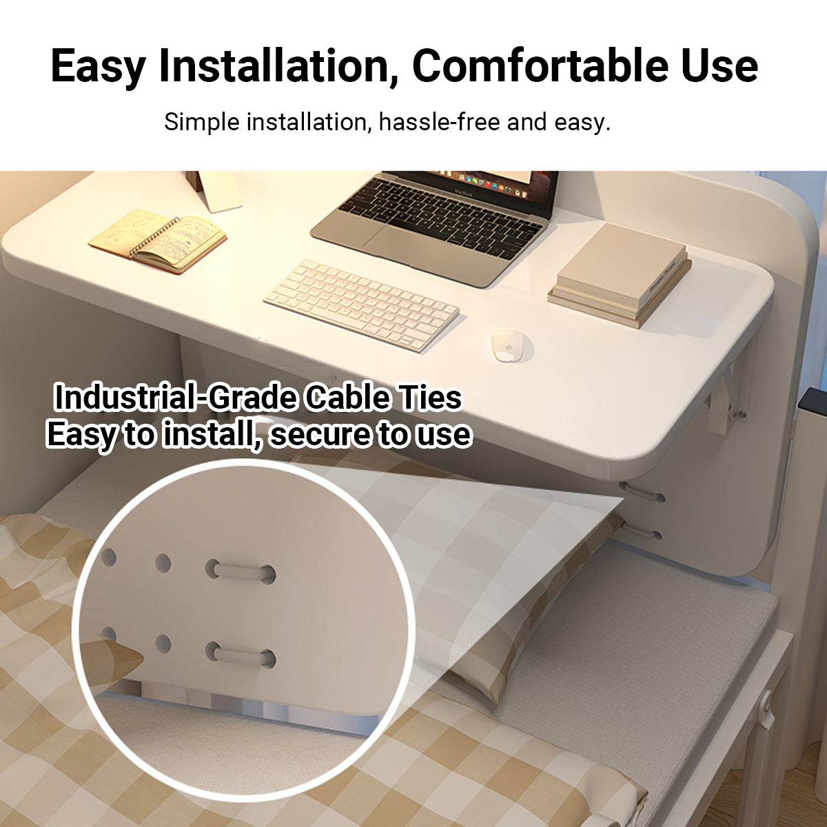Foldable Bed Table K-Shaped Bracket for Laptop