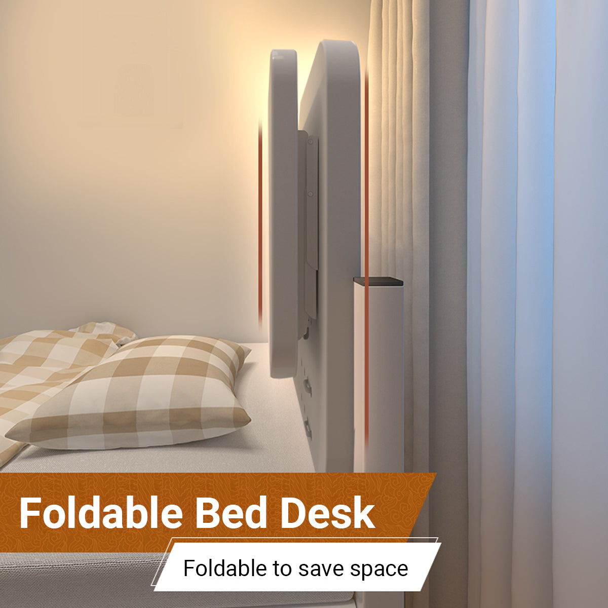 Foldable Bed Table K-Shaped Bracket for Laptop