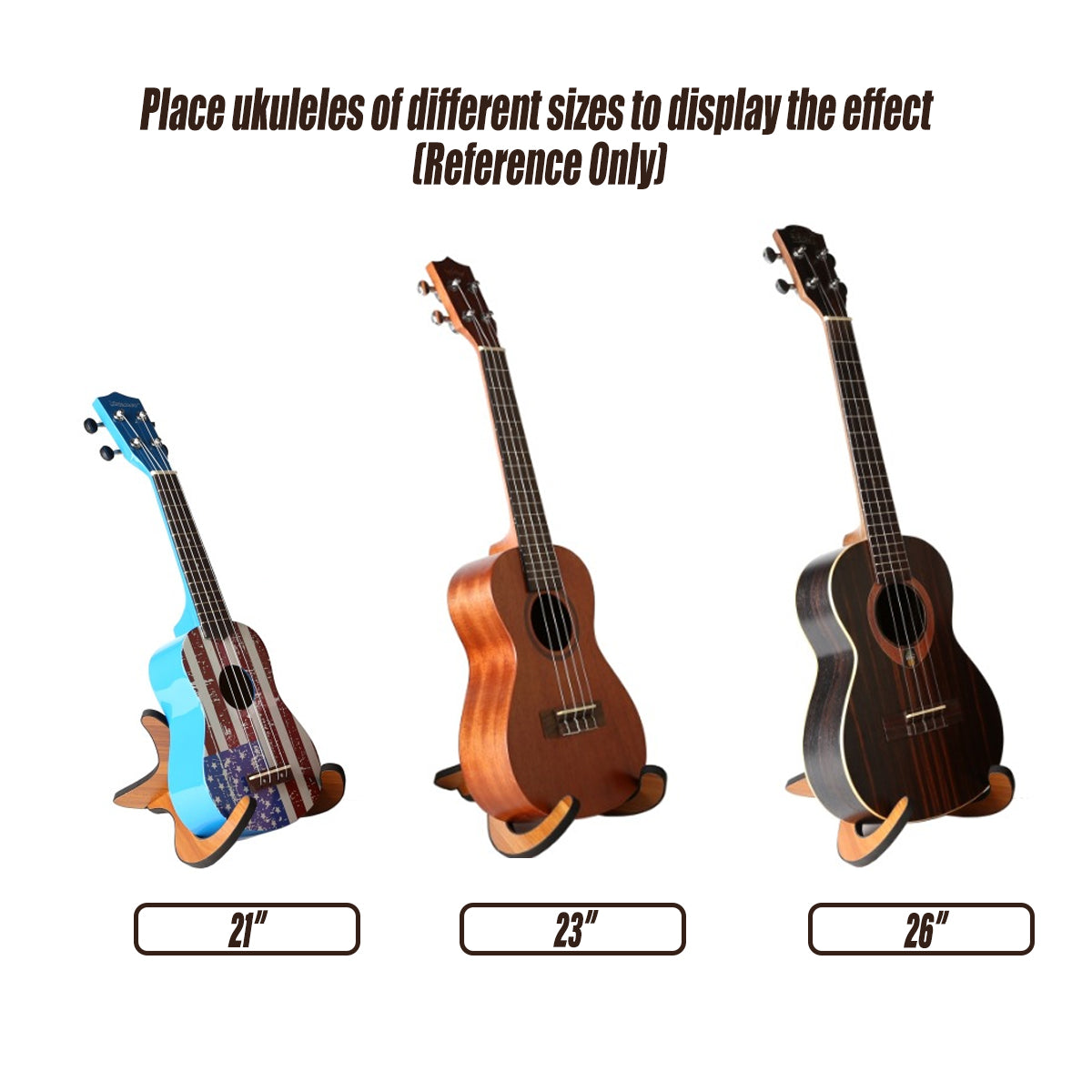 Wooden Ukulele Violin Stand 21 23 26 inch