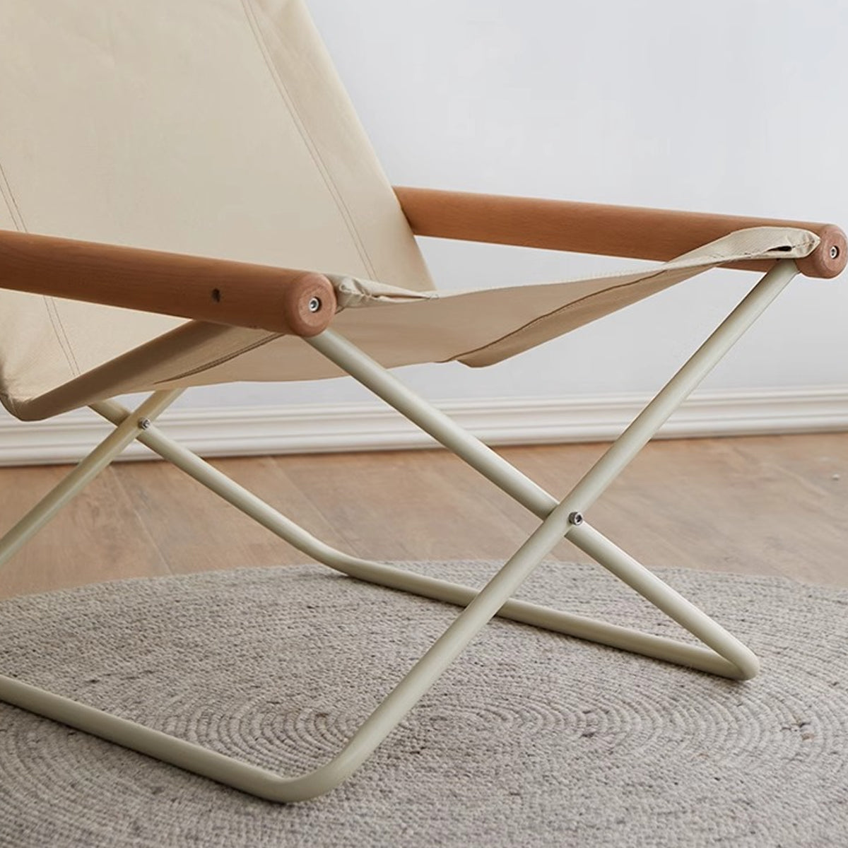 Outdoor Folding Picnic Chair Oxford Fabric Armrests
