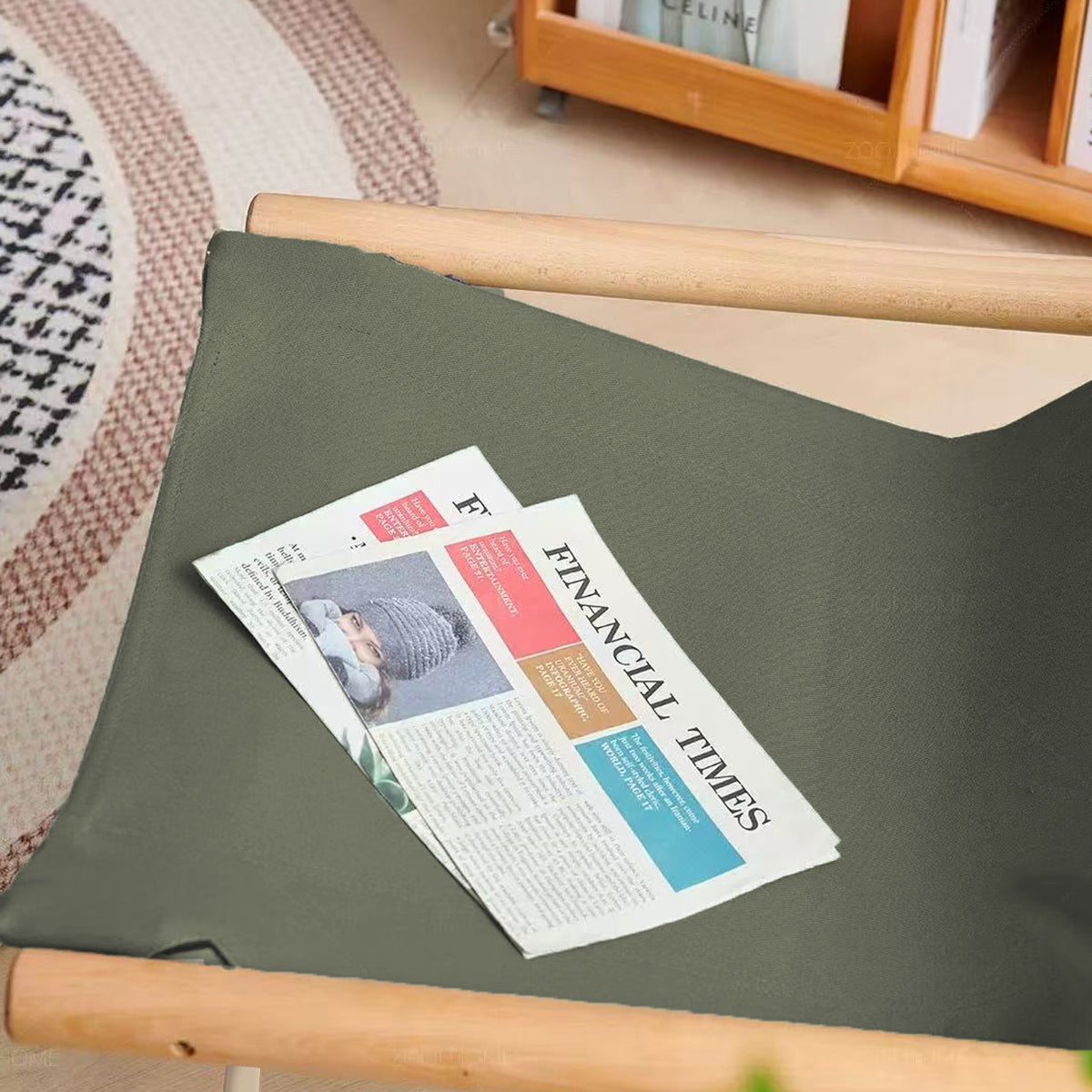 Outdoor Folding Picnic Chair Oxford Fabric Armrests