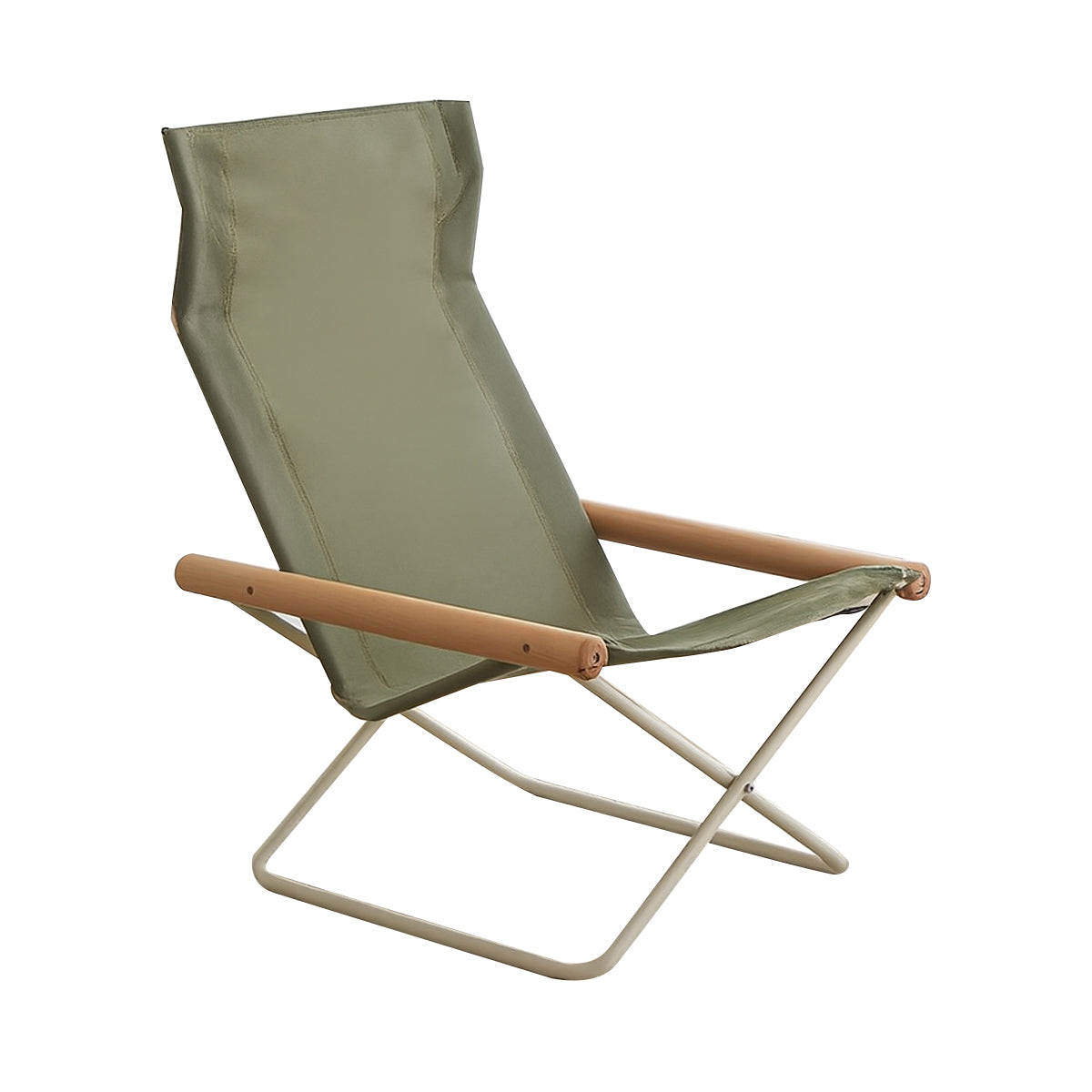 Outdoor Folding Picnic Chair Oxford Fabric Armrests