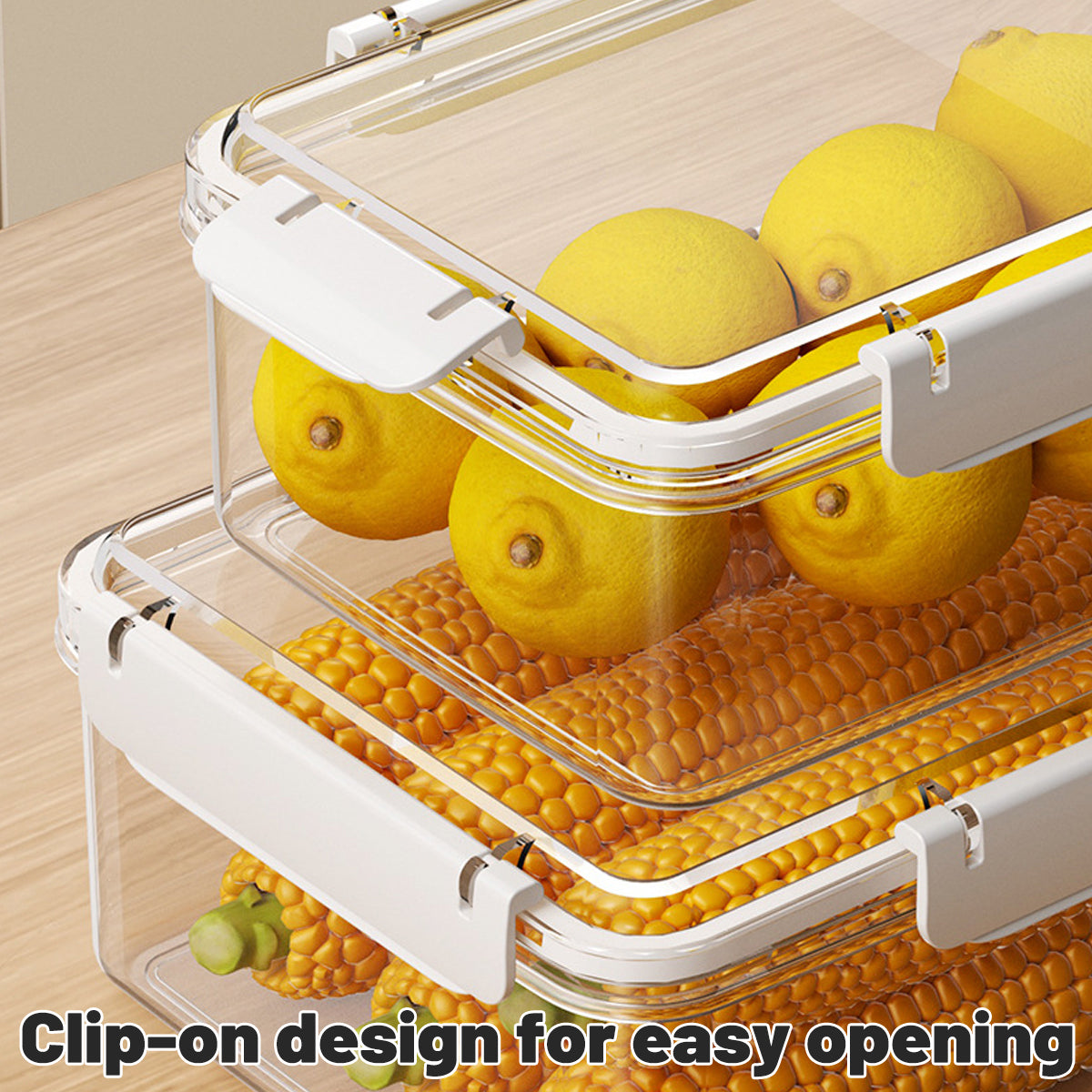 12pcs Airtight Food Storage Containers 4 Sizes