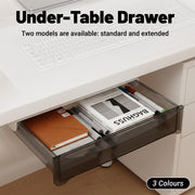 Under-Table Hidden Drawer with 5kg Load for Desk