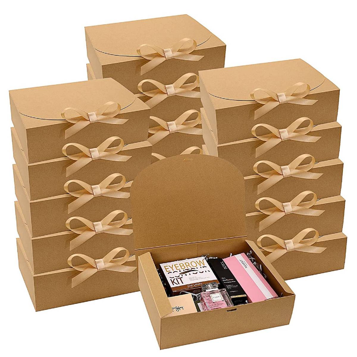 20pcs Holiday Gift Boxes with Fold Flat Design