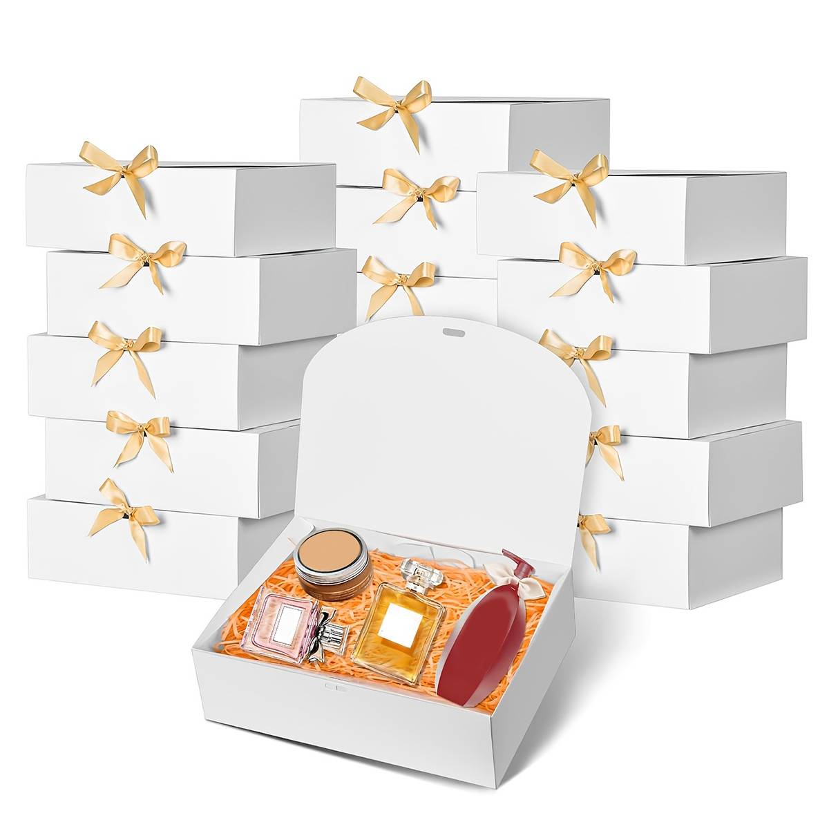 20pcs Holiday Gift Boxes with Fold Flat Design