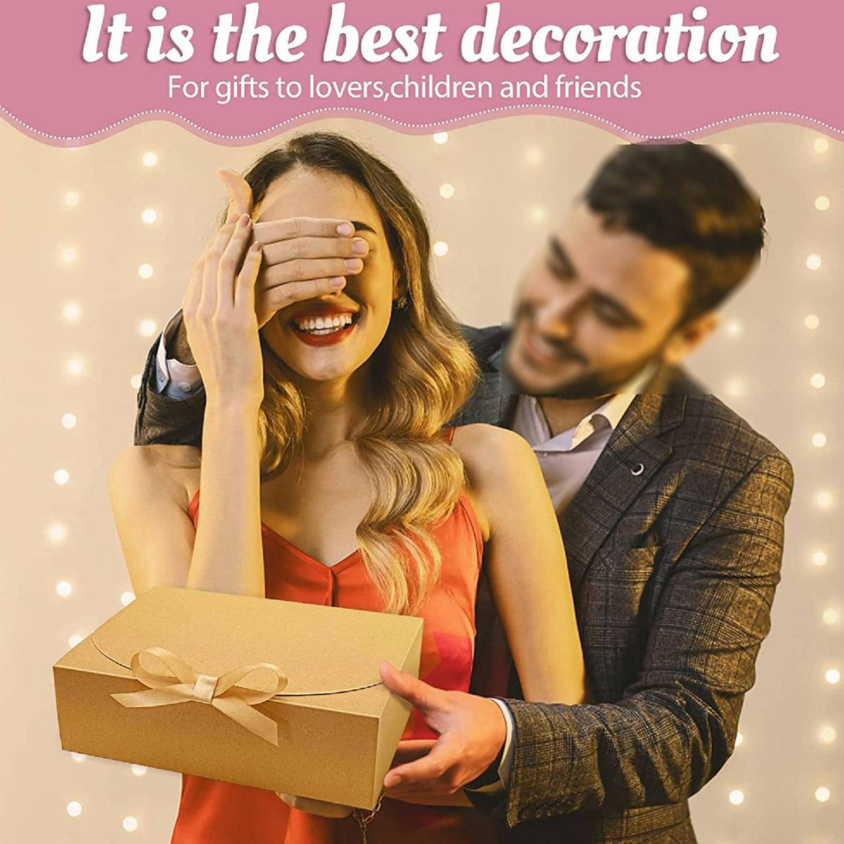 20pcs Holiday Gift Boxes with Fold Flat Design