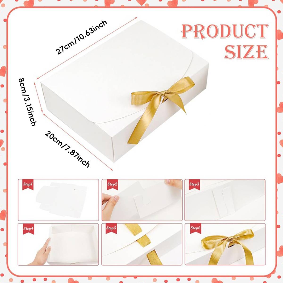 20pcs Holiday Gift Boxes with Fold Flat Design