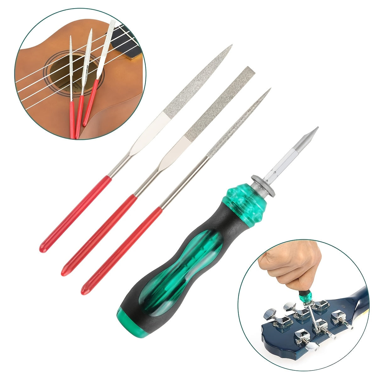 20pcs Guitar Repair Tool Kit with Portable Case