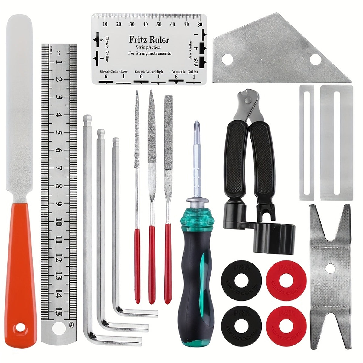 20pcs Guitar Repair Tool Kit with Portable Case