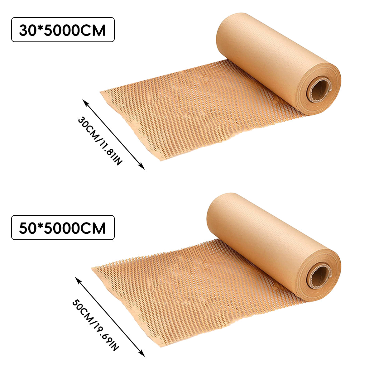 Honeycomb Kraft Paper Wrap Roll Eco-Friendly