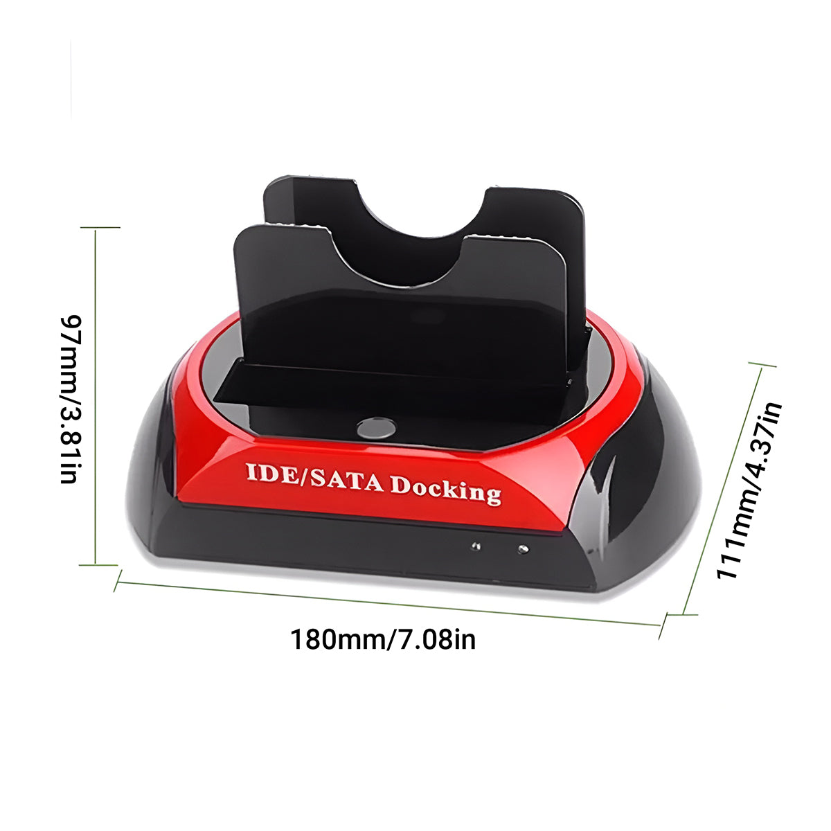 Dual SATA IDE HDD Docking Station 2.5 3.5 Inch