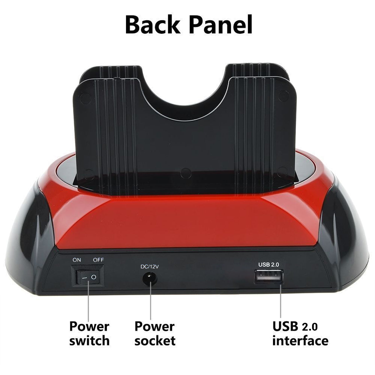 Dual SATA IDE HDD Docking Station 2.5 3.5 Inch