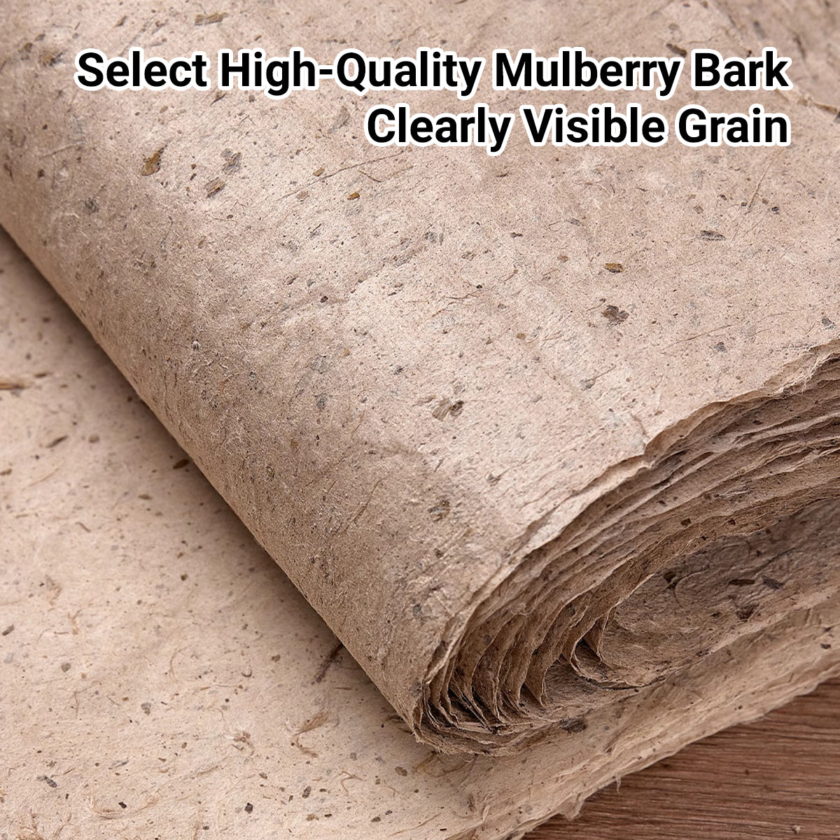 50 Sheets Handmade Mulberry Paper for Calligraphy