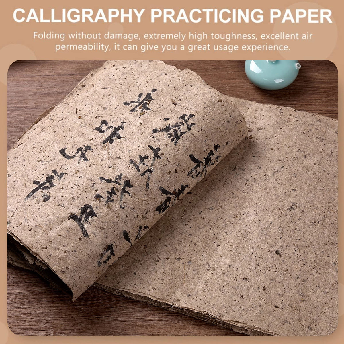 50 Sheets Handmade Mulberry Paper for Calligraphy