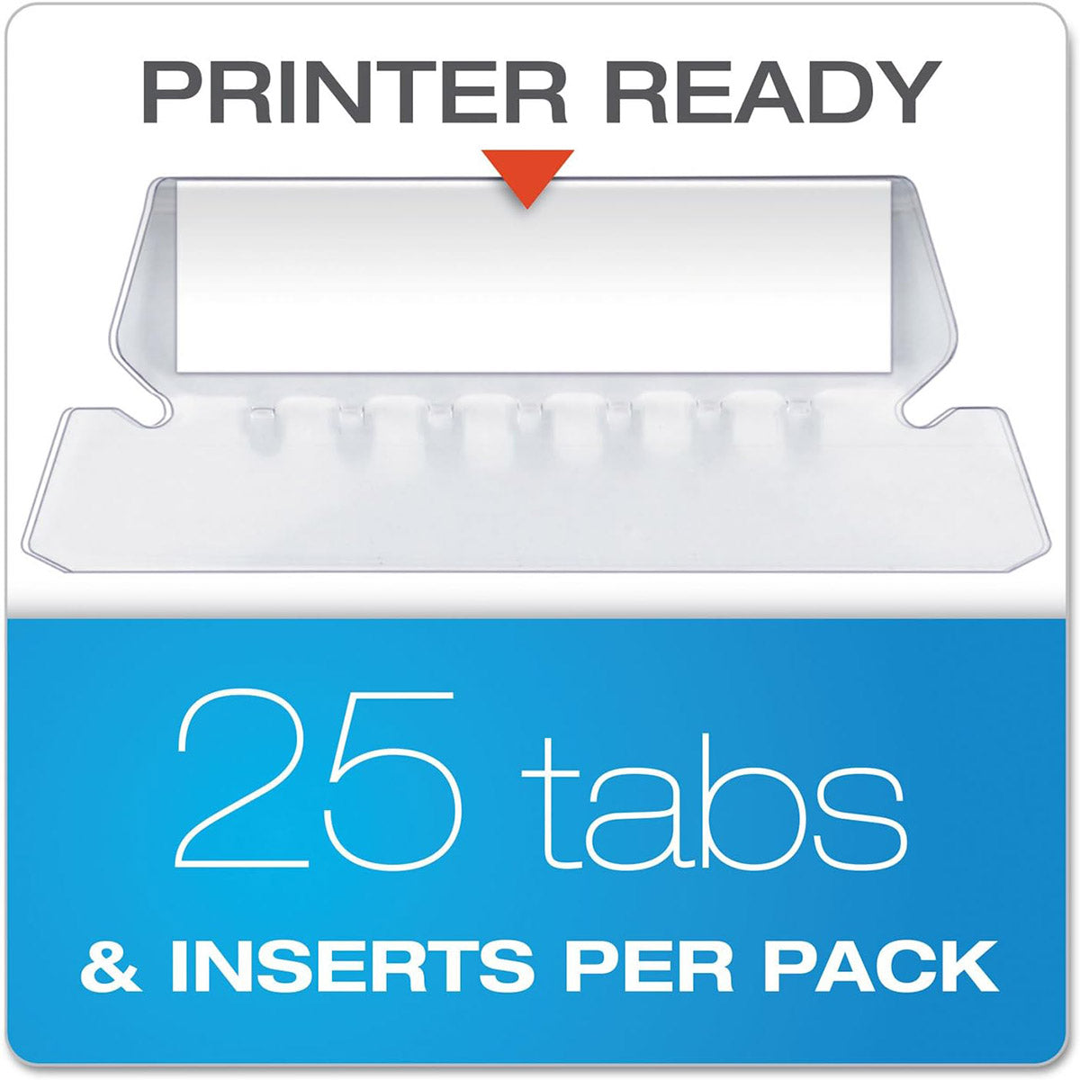 25 Pcs Foolscap Hanging File Folders with Tabs