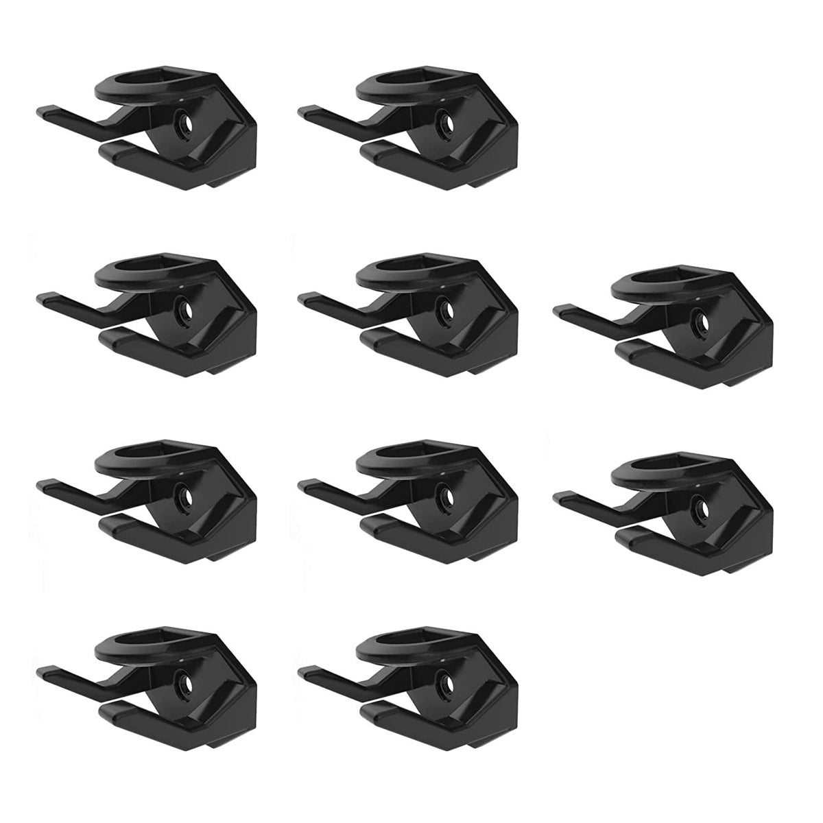 10 Pcs Self-Adhesive Hat Hooks for Wall and Door