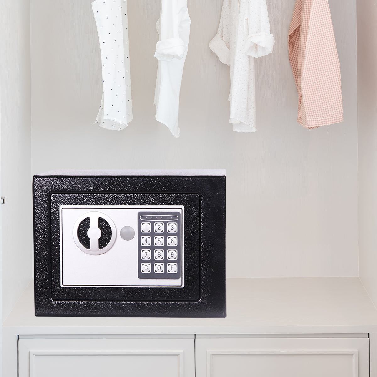 Compact Home Safe with Digital Password Lock