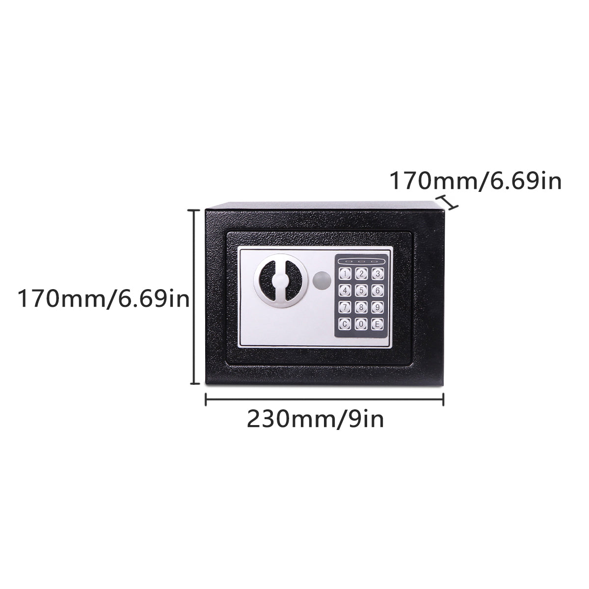 Compact Home Safe with Digital Password Lock